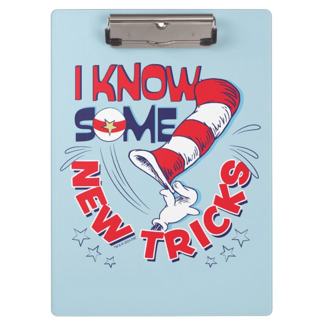 Pranchetas Gato No Chapéu Eu Conheço Alguns Truques Novos (Frente)