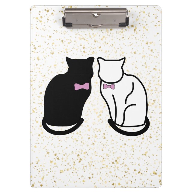 Pranchetas Gato Preto e Branco (Frente)