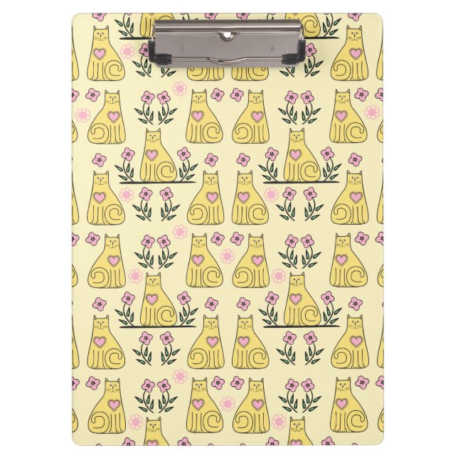 Pranchetas Gatos amarelos (Frente)