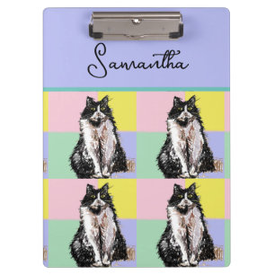 Pranchetas Gatos De Gato De Tuxedo Gatos De Gato Branco Preto