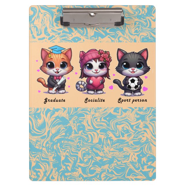 Pranchetas gatos fofos (Frente)