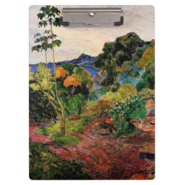 Pranchetas Gauguin - Paisagem Martinica (Frente)