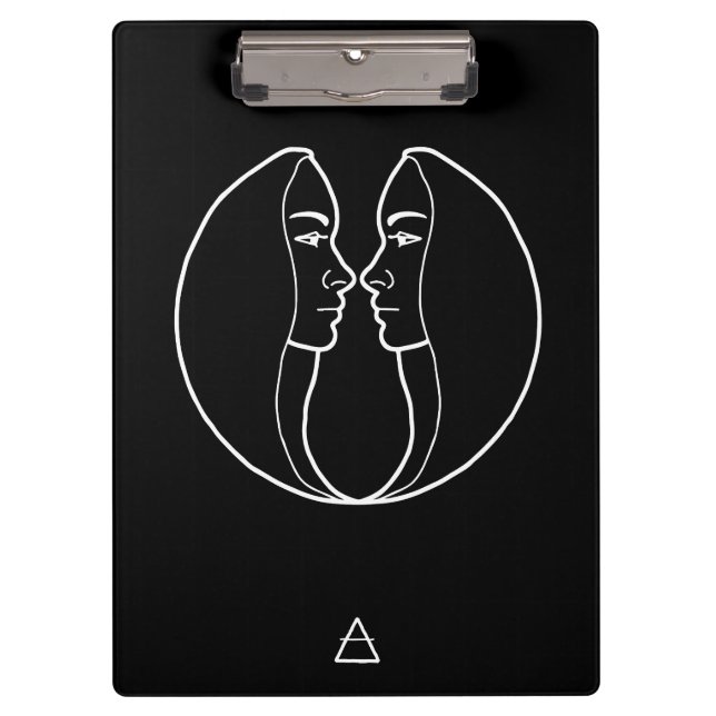 Pranchetas Gemini Zodiac Sign (Frente)