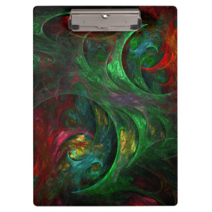 Pranchetas Genesis Abstrato Art Verde