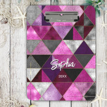 Geométrica das cinzas roxas, cor-de-rosa-chic