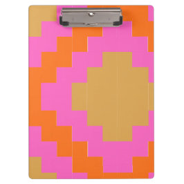 Pranchetas Geométrico Cor-de-rosa Laranja Groovy Retro