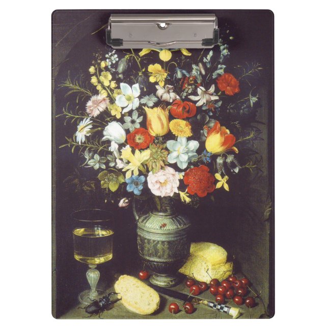 Pranchetas Georg Flegel Grande pedaço de flores (em nicho) (Frente)