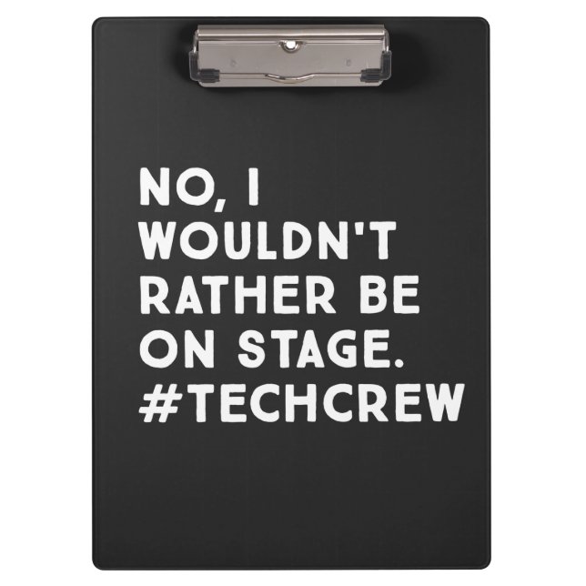 Pranchetas Gestor de Palcos engraçado e Cotação de Vida da Tr (Frente)