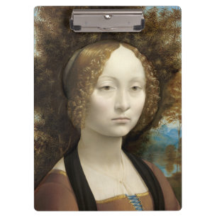Pranchetas Ginevra de' Benci Leonardo da Vinci