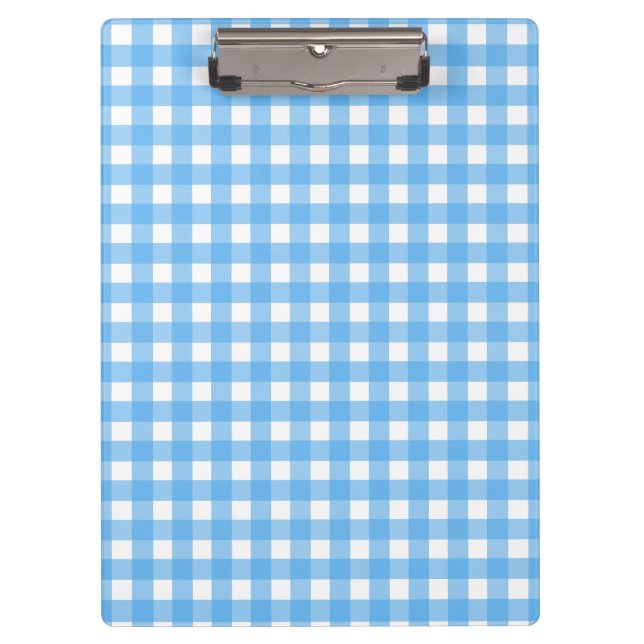 Pranchetas Gingham azul (Frente)