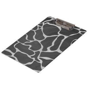 Pranchetas Giraffe Black and Light Cinza Monograma