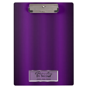 Pranchetas Glama Chic Elegante De Brilho Roxo Personalizado