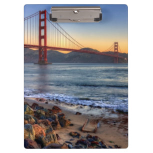 Pranchetas Golden gate bridge da fuga de San Francisco Bay