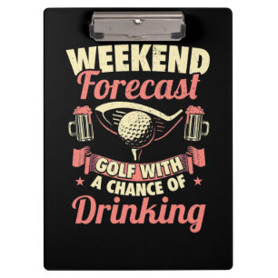 Pranchetas Golfe De Previsão De Fim De Semana Com Possibilid