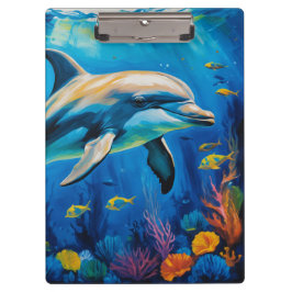 Pranchetas Golfinho de Pintura de Petróleo