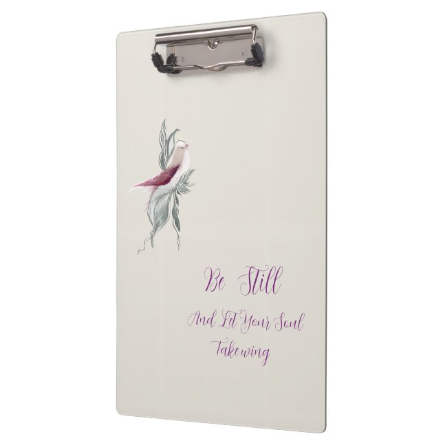 Pranchetas Graceful botanical bird clipboard  (Esquerda)