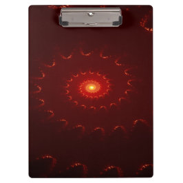 Pranchetas Gradiente de espiral vermelho fiery