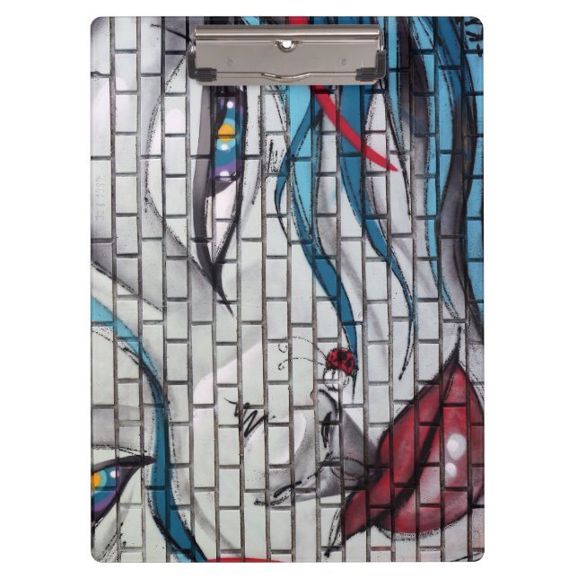 Pranchetas Grafite de Menina Asiática  (Frente)