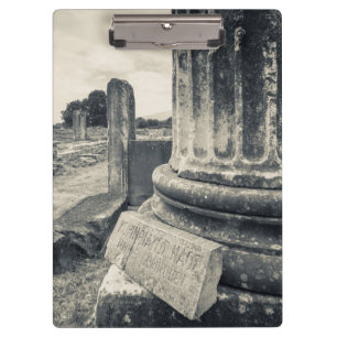 Pranchetas Grécia, ruínas de cidade antiga
