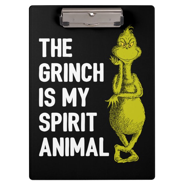 Pranchetas Grinch é meu Animal Espiritual (Frente)
