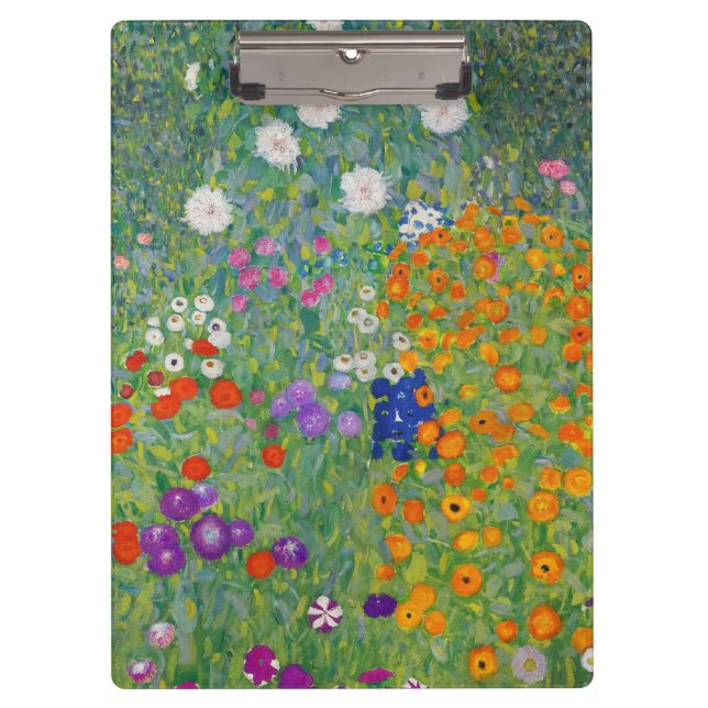 Pranchetas Gustav Klimt Flower Garden Vintage Art Nouveau (Frente)