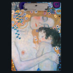 Pranchetas Gustav Klimt - Mãe e Filho<br><div class="desc">Mãe e Criança (detalhe da Mulher de Três Idades) - Gustav Klimt,  Oil on Canvas,  1905</div>