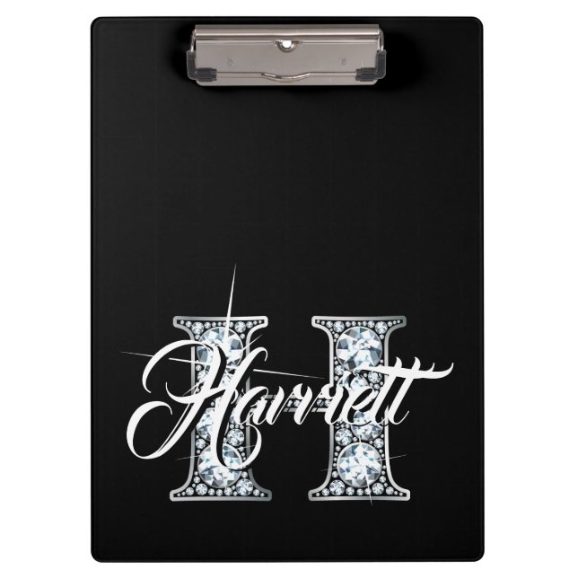 Pranchetas H Faux Diamond Monograma (Frente)