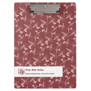 Pranchetas Hair Stylist Ferramentas Padrão Borgonha Cor-de-ro