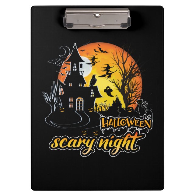 Pranchetas Halloween Scary Night (Frente)