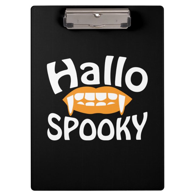 Pranchetas Halloween Spooky Birthday (Frente)
