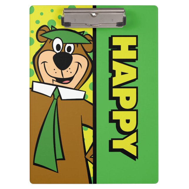 Pranchetas Happy Yogi Bear (Frente)