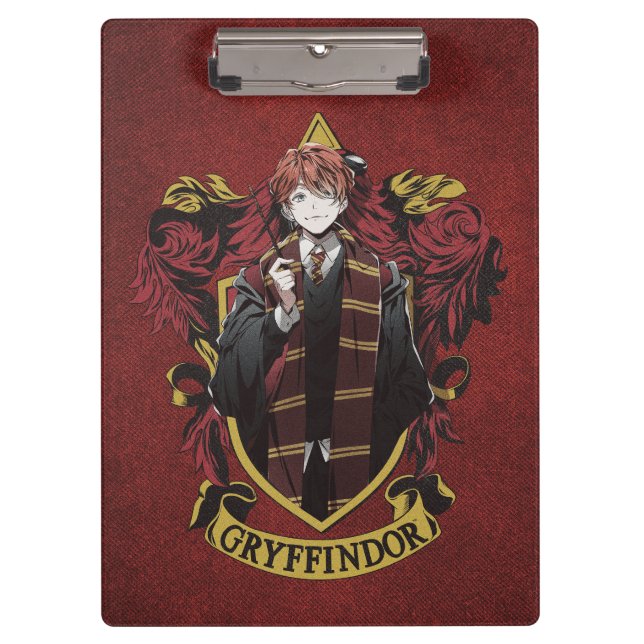 Pranchetas HARRY POTTER™ | Anime Ron Weasley House Crest (Frente)