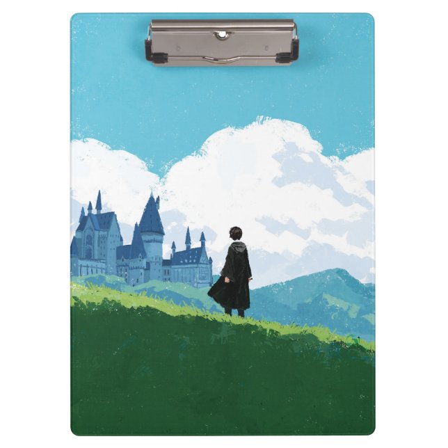 Pranchetas HARRY POTTER™ com vista para o Castelo de HOGWARTS (Frente)