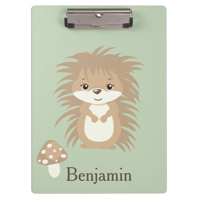 Pranchetas Hedgehog Woodland Animal (Frente)