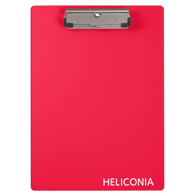 Pranchetas Heliconia red color name (Frente)