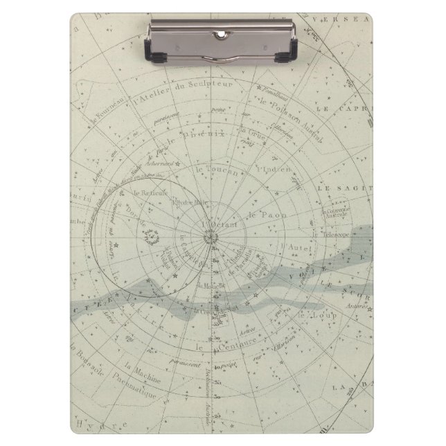 Pranchetas Hemisfério de Celeste do Planisphere (Frente)