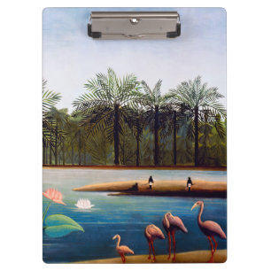 Pranchetas Henri Rousseau - Os Flamingos
