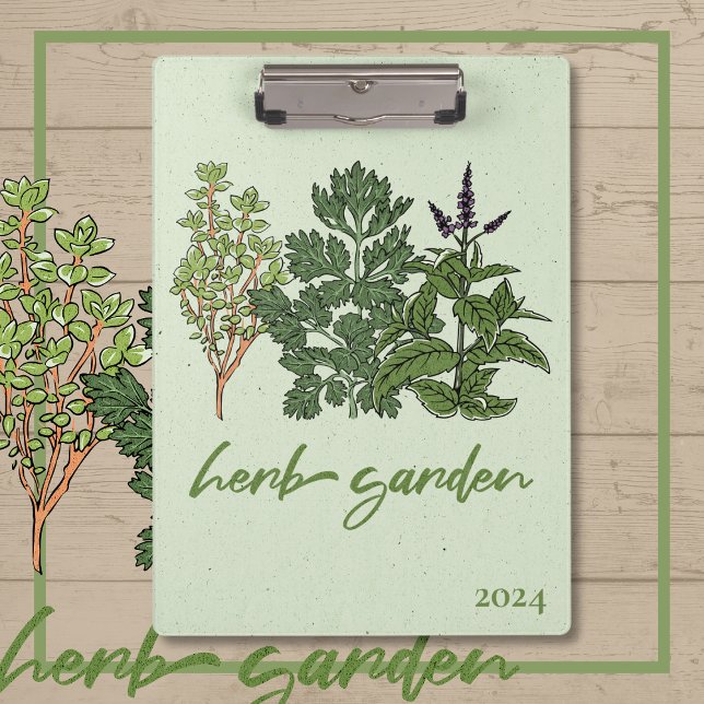 Pranchetas Herb Garden (Herb Garden Clipboard)