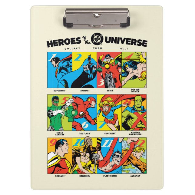 Pranchetas Heróis do Universo DC™ (Frente)