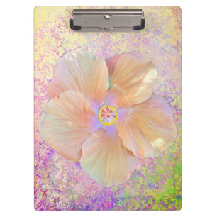 Pranchetas Hibiscus flor tropical, cor-de-rosa, dourado, púrp