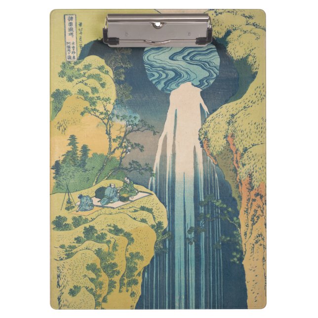 Pranchetas Hokusai Amida cai na cachoeira do Japão (Frente)