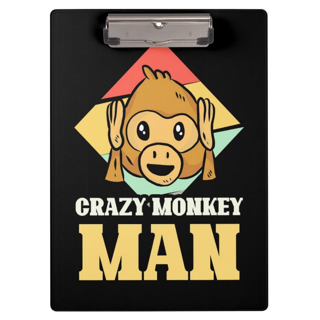 Pranchetas Homem de Macaco Louco (Frente)