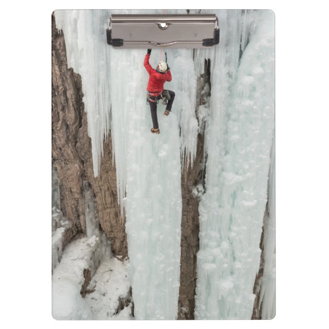Pranchetas Homem escalando gelo, Colorado (Frente)