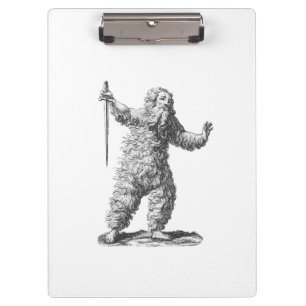 Pranchetas Homem selvagem - Wildemann - figura da legenda