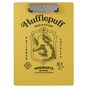 Pranchetas HUFFLEPUFF™ Dedicação Paciência Lealdade Brasão