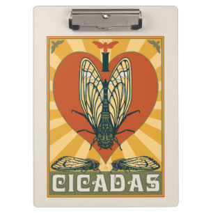 Pranchetas I Heart Cicadas