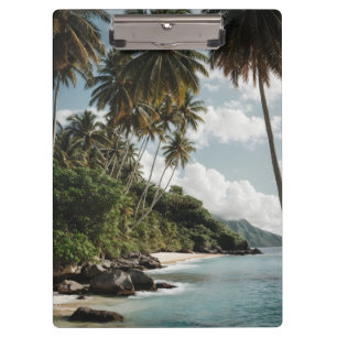 Pranchetas Ilha Tropical Beach Ocean Blue Photo