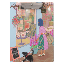 Pranchetas Illustrated Clipboard – Colorful Pattern Design