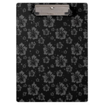 Ilustração da Flor Preta em Fundo Preto