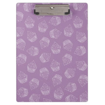 Ilustração de cupcake roxo